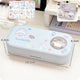 Kawaii Pastel Animal Cuties Double Tiered Pencil Case
