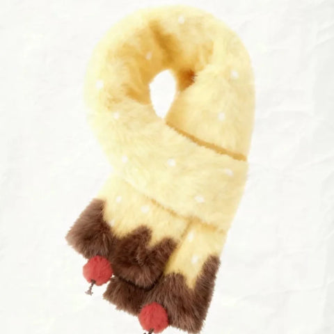 Strawberry Cake Plush Scarf