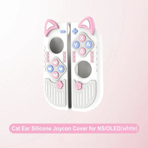 Kawaii Neko and Bows Switch Case NS/OLED/NS2