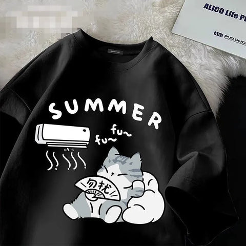 Kawaii Cool Cutie Cat T Shirt
