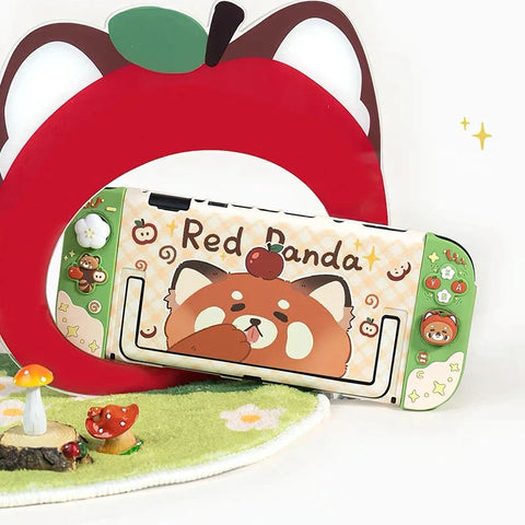 Kawaii Red Panda Picnic Switch Case OLED/NS2