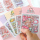 Kawaii Girl & Fruit Scrapbook Stickers