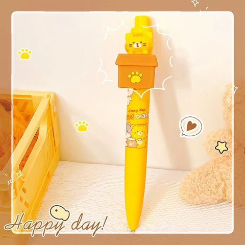 Kawaii Peek-a-Boo Cat Pens