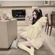 Hooded Teddy Bear Pajama Set