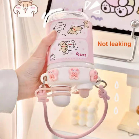 Kawaii Animal Cuties Water Bottle