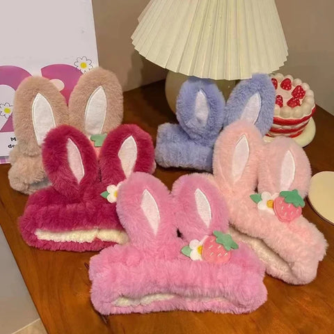 Strawberry Bunny Beauty Headbands