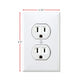 Fake Power Outlet Stickers (3 Pack) | Prank Wall Decals for Office and Home