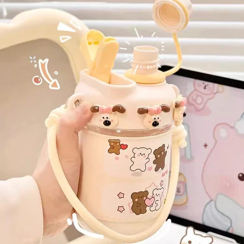 Kawaii Animal Cuties Water Bottle