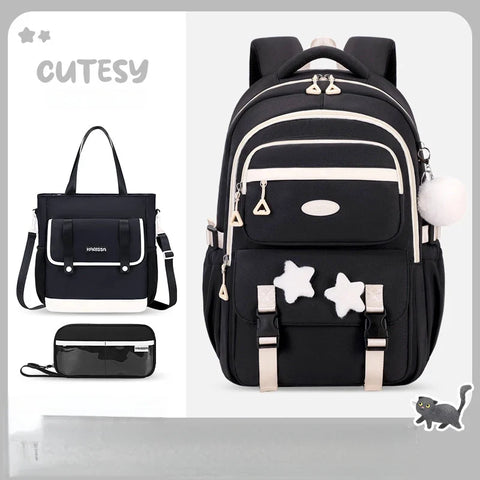 Kawaii Pastel Cutesy Backpack Set
