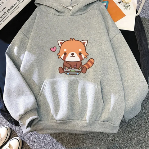 Kawaii Red Panda Gamer Hoodie