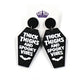 "Thick Thighs & Spooky Vibes" Earrings