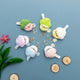 Kawaii Bird Plushie Pendant Keychain