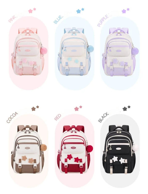 Kawaii Pastel Cutesy Backpack Set