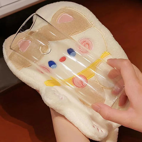 Cute Cat Hand Towels