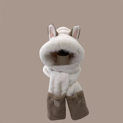 Forest Fox Hoodie Scarf