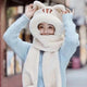 Kawaii Cat Winter Hat, Scarf, & Gloves Combo