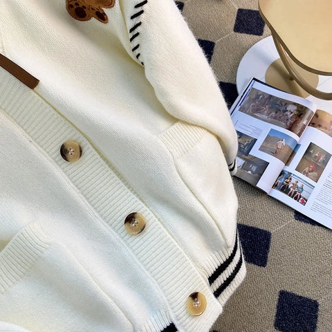 Sweet Teddy Bear Cardigan