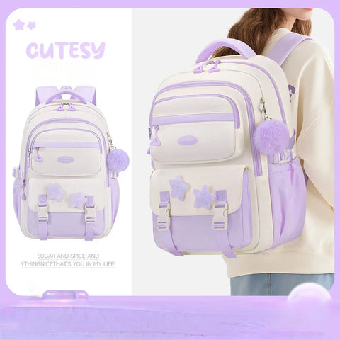 Kawaii Pastel Cutesy Backpack Set
