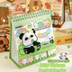 Kawaii Panda 2026 Desk Calendar