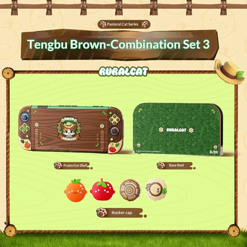 Kawaii Farming Neko Switch Case and Accessories NS/OLED/NS2