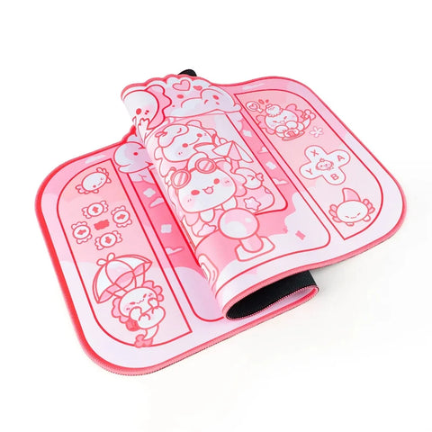 Kawaii Axolotl Gaming Desk Pad