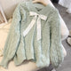 Sweet V-Beck Bow Sweater