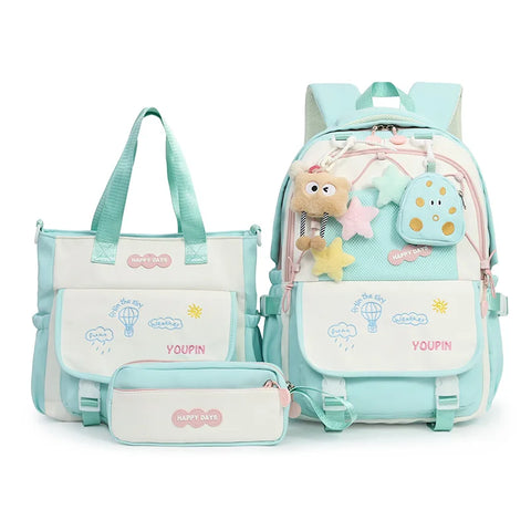 Happy Days 3 Piece Backpack Set