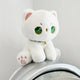 Green Eyed Cat Plushie