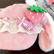 Kawaii Strawberry Bunny Hat
