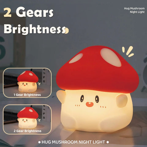 Kawaii Mushroom Night Light