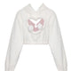 Heart Hoodie & Shorts Outfit