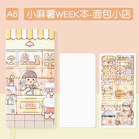 Cute Grid Paper Notebook