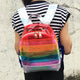 Clear Rainbow Backpack