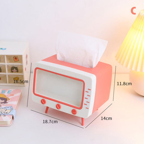 Tissue Box & Phone Holder