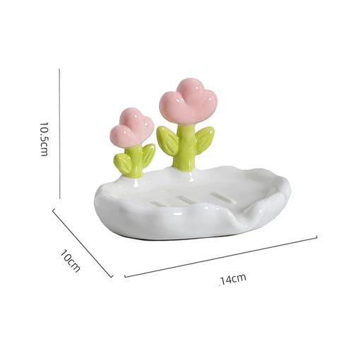 Cute Flowers Soap Dish