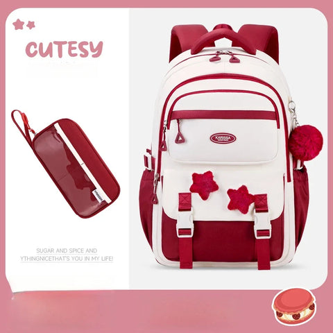 Kawaii Pastel Cutesy Backpack Set