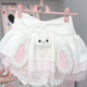 Kawaii Plush Bunny Skirt