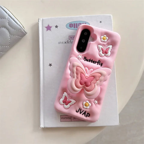 Kawaii Butterfly Samsung Phone Case