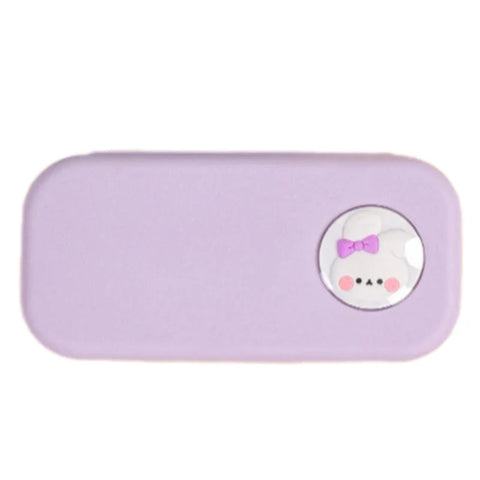 Kawaii Pastel Animal Cuties Double Tiered Pencil Case