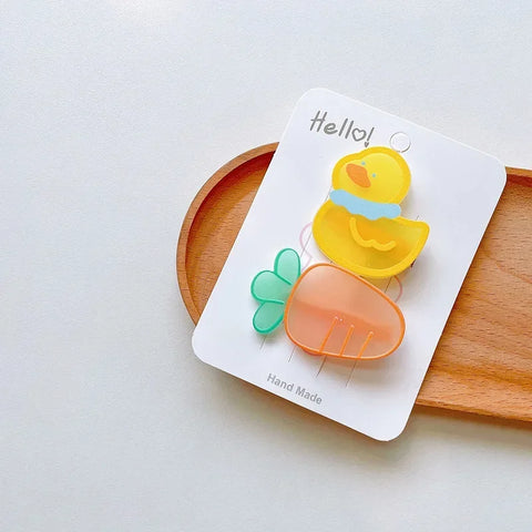 Kawaii Acrylic Hair Pin Clips