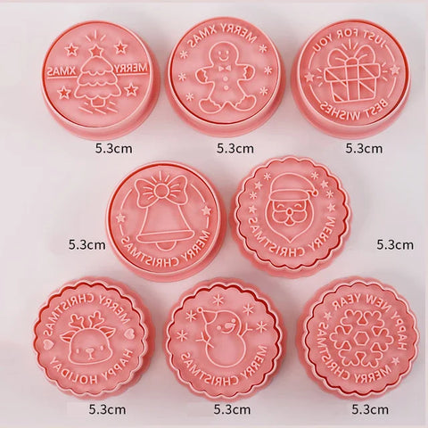 Kawaii Cookie Cutters 3D 8 Pcs