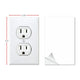 Fake Power Outlet Stickers (3 Pack) | Prank Wall Decals for Office and Home