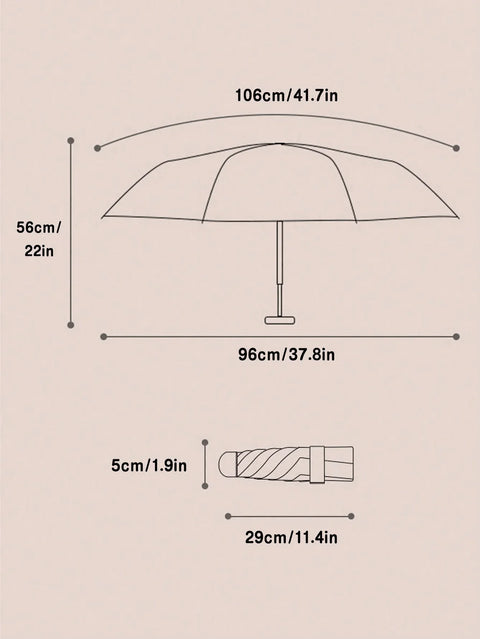 Cute Strawberry Children's Umbrella
