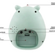 Cute Hamster Clock & Night Light