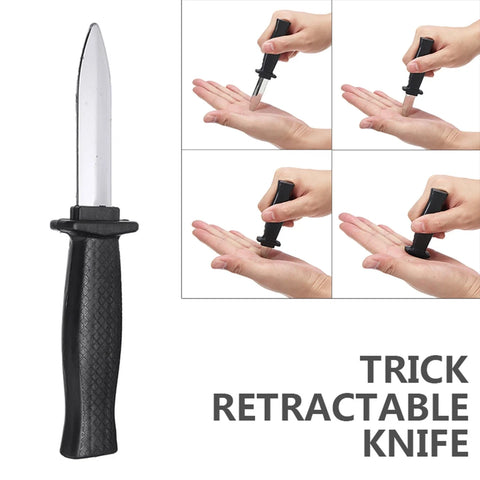 Retractable Prank Knife | Fake Dagger for Jokes and Magic Tricks