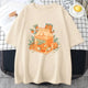 Kawaii Tiger Orange Juice T-Shirt