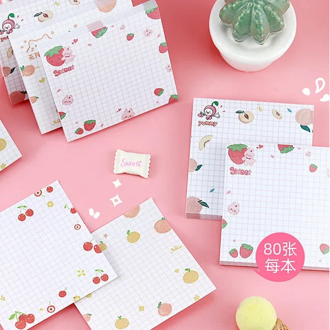 Cuties and Fruit Sticky Notes