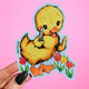 Funny Vinyl Sticker – Cute Duck with Knife – Waterproof Dark Humor Decal