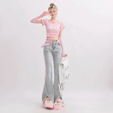 Cute Shoujo Girl Jeans