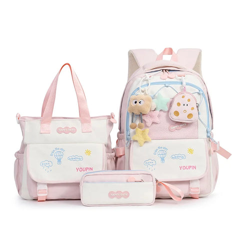 Happy Days 3 Piece Backpack Set